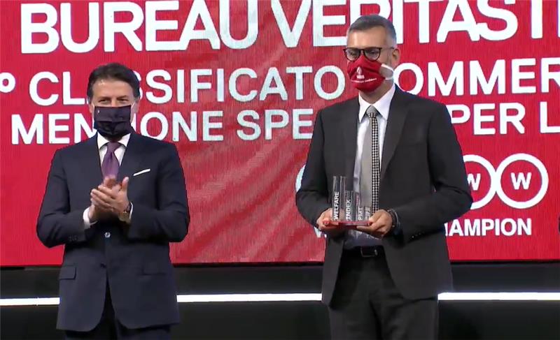 Premiazione Bureau Veritas Welfare Index PMI