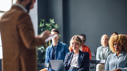 aula nel corso di un momento di formazione