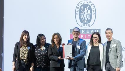 Consegna certificato Bureau Veritas a Credem