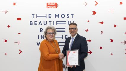 Consegna certificato da Bureau Veritas a 1000 miglia