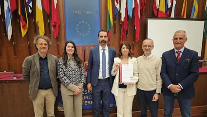 Consegna certificato UNI PDR 125_Messinaservizi Bene Comune
