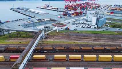 trasporto intermodalita container