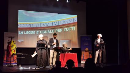 Lo spettacolo teatrale sul Safety Appeal messo in scena durante l'evento