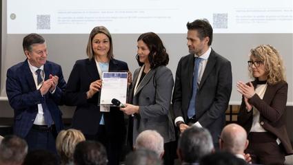 Bureau Veritas consegna il certificato della Uni/pdr 125 a Consorzio Bonifica Pianura Friulana