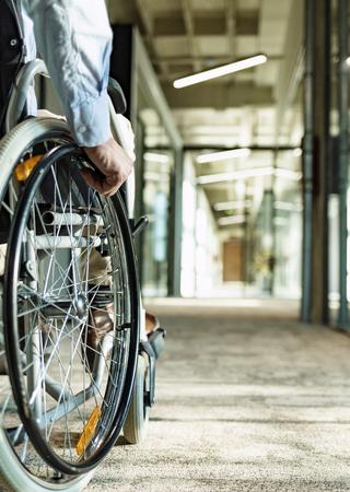 disabile sedia a rotelle