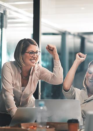 women in meeting