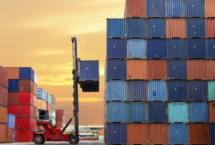 container sollevamento merci
