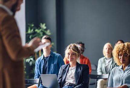 aula nel corso di un momento di formazione