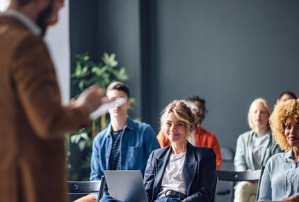 aula nel corso di un momento di formazione